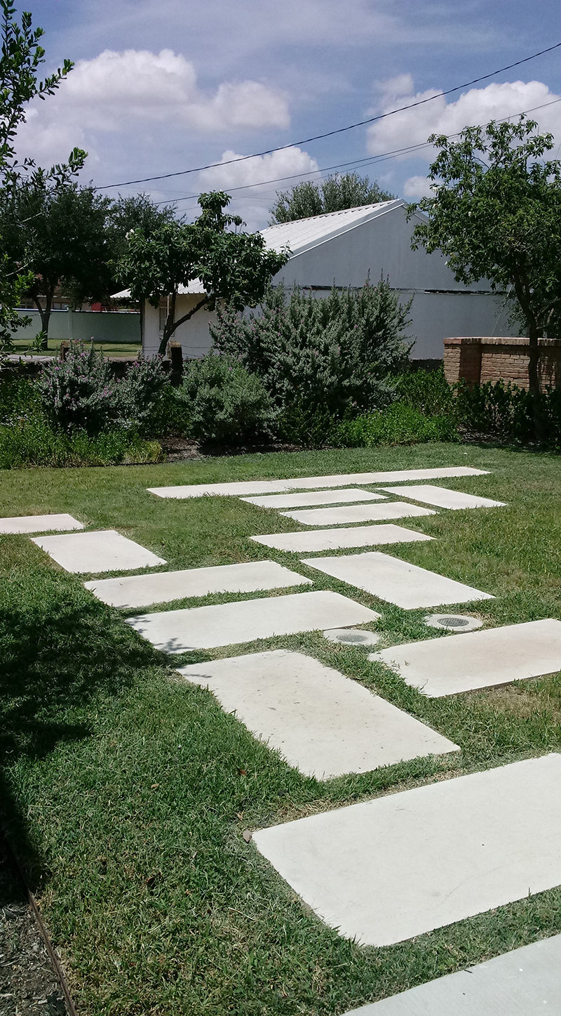 East Foundation back grass court